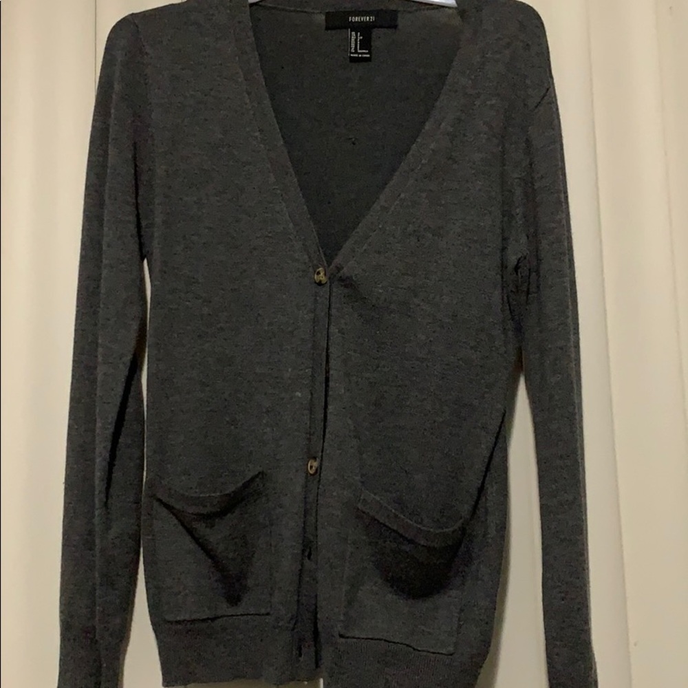Grey Cardigan